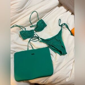 Green Bikini Set from triangl